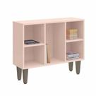 Balcão Modulado Infinity para Quarto com 5 Nichos - Rosa