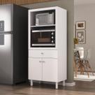 Balcão Multiuso 67,9cm 2 Portas 1 Gaveta para Forno e Micro-ondas Multimóveis CR20344
