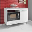 Balcão Multiuso Forno e Cooktop até 5 Bocas Armário Cozinha Branco Balcão Multiuso Forno e Cooktop até 5 Bocas Armário Cozinha Branco