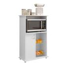 Balcão Multiuso Fruteira 67cm Armário Cozinha Nicho Forno - Branco