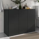 Balcão Multiuso Organizador para Banheiro 3 Portas 90cm Multimóveis MP5039