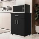 Balcão Multiuso para Forno Microondas Mell Preto ENVIA SOMENTE 01 UN Balcão Multiuso para Forno Microondas Mell Preto ENVIA SOMENTE 01 UN