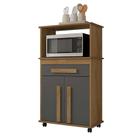 Balcão Multiuso Para Micro-ondas ou Forno 74cm Toronto RV Móveis Cinamomo/Grafite