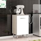 Balcão Multiuso porta Botijão de Gás Angela Elmo/Branco HR Móveis Balcão Multiuso porta Botijão de Gás Angela Elmo/Branco HR Móveis