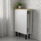 Balcão Nicho com Tampo Cozinha 20cm Tm4311 MDF Grazi