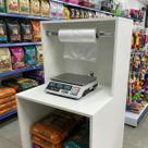 Balcão Para Balança Comércio Agro Pet Shop Padarias Mdf Branco