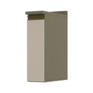 Balcão para Condimentos 20cm com Tampo Connect Duna/Cristal - Móveis Henn