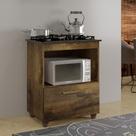 Balcão para Cooktop 1 Porta Basculante Salvia Kaiki Móveis