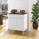 Balcão para Cooktop 4 Bocas Jade 70cm 2 Portas 1 Prateleira - Branco Móblis Balcão para Cooktop 4 Bocas Jade 70cm 2 Portas 1 Prateleira - Branco Móblis