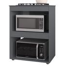 Balcão para Cooktop e Forno Adriana em MDP 75cm Cinza Realj Móveis Balcão para Cooktop e Forno Adriana em MDP 75cm Cinza Realj Móveis