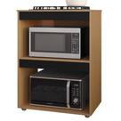Balcão para Cooktop e Forno Adriana MDP 75cm Amêndoa Preto Realj Móveis Balcão para Cooktop e Forno Adriana MDP 75cm Amêndoa Preto Realj Móveis
