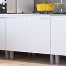 Balcão para Cozinha 2 Portas Athena Branco