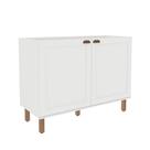 Balcão Para Cozinha Modulada 120cm C/ 2 Portas MDF Provençal Balcão Para Cozinha Modulada 120cm C/ 2 Portas MDF Provençal