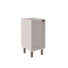 Balcão Para Cozinha Modulada 40cm Com 1 Porta Provençal MDF Balcão Para Cozinha Modulada 40cm Com 1 Porta Provençal MDF