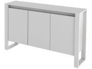 Balcão Para Escritório 136cm com 3 Portas e 1 Prateleira