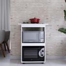 Balcão para fogão cooktop 4 bocas multiuso microondas e forno cozinha