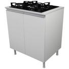 Balcão Para Fogão Cooktop 60Cm 100% Mdf 2 Portas P/Cozinha