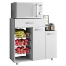 Balcao Para Forno Com Fruteira 2 Portas 90 cm ARMoveis Balcao Para Forno Com Fruteira 2 Portas 90 cm ARMoveis