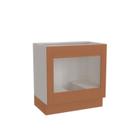Balcão para Forno de Embutir 80cm sem Tampo Arizona CabeCasa MadeiraOriginals Laranja/Branco/Terracota Balcão para Forno de Embutir 80cm sem Tampo Arizona CabeCasa MadeiraOriginals Laranja/Branco/Terracota