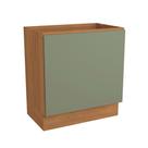 Balcão Para Forno de Embutir Kappesberg Pixel Canela/Verde Frevo 80cm