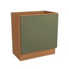 Balcão Para Forno De Embutir Kappesberg Pixel Canela/verde Frevo 80cm