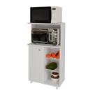 Balcão Para Forno E Microondas Com Fruteira Bf3207 Branco Balcão Para Forno E Microondas Com Fruteira Bf3207 Branco