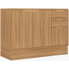 Balcão para Pia Carraro 0607 120cm 3 Portas 2 Gavetas