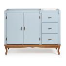 Balcão para Pia de Cozinha Copenhagen 120 cm de Madeira com 2 Portas e 3 Gavetas - 1042