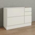Balcão Pia 01 Porta 04 Gavetas 120cm 100% MDF Fineze Bege/Areia HP Balcão Pia 01 Porta 04 Gavetas 120cm 100% MDF Fineze Bege/Areia HP