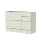 Balcão Pia 01 Porta 04 Gavetas C655 Fineze Areia HP - Henn