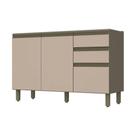 Balcão Pia 3 Portas 120Cm Henn Duna cristal