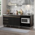 Balcão Pia Multiuso MDP 182,5x81,5x52cm Branco 2035