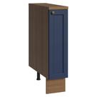 Balcão Porta-temperos 20 Cm 1 Porta Rustic/azul Vik Madesa Balcão Porta-temperos 20 Cm 1 Porta Rustic/azul Vik Madesa