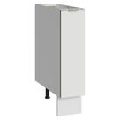 Balcão Porta-Temperos 20cm 1 Porta (Sem Tampo) Branco Veludo Lux Madesa