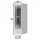 Balcão Porta Toalha 20cm Americana Branco - Móveis Henn