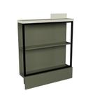 Balcão Prateleira 80cm Cozinha Sevilha Verde/Hill/Cinza Argila