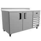 Balcão Refrigerado Ar Forçado Venâncio 2 Portas 360 Litros VBSR15 1500 220V Externo em Inox - 28751 Balcão Refrigerado Ar Forçado Venâncio 2 Portas 360 Litros VBSR15 1500 220V Externo em Inox - 28751