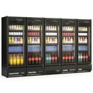 Balcao Refrigerado Frios E Laticinios Gcvr-2500cb Todo Preto 5 Portas 220V - Gelopar