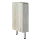 Balcão Sem Tampo 15cm Lis Legno Crem e Concreto