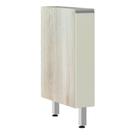 Balcão Sem Tampo 15cm Lis Legno Crem e Kashmir