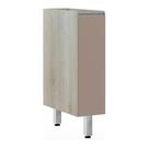Balcão Sem Tampo 20cm Lis Legno Crem e Connect Balcão Sem Tampo 20cm Lis Legno Crem e Connect