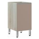 Balcão Sem Tampo 40cm Lis Legno Crem e Connect