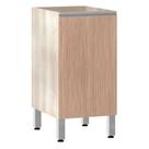 Balcão Sem Tampo 40cm Lis Legno Crem e Cumaru