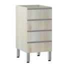 Balcão Sem Tampo 40cm Lis Legno Crema