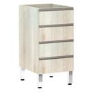 Balcão Sem Tampo 40cm Luci Legno Crema