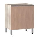Balcão Sem Tampo 70cm Luci Legno Crem e Cumaru