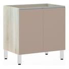 Balcão Sem Tampo 80cm Lis Legno Crem e Connect