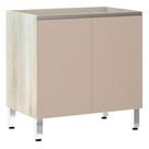 Balcão Sem Tampo 80cm Luci Legno Crem e Connect