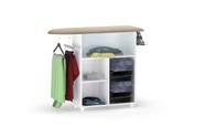 Balcão Tábua de Passar Roupas Mariana com Porta Cabide Ajl Móveis - Flex Balcão Tábua de Passar Roupas Mariana com Porta Cabide Ajl Móveis - Flex