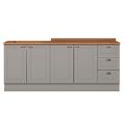Balcao Tampo 120cm Balcao Cooktop 80cm Americana Henn